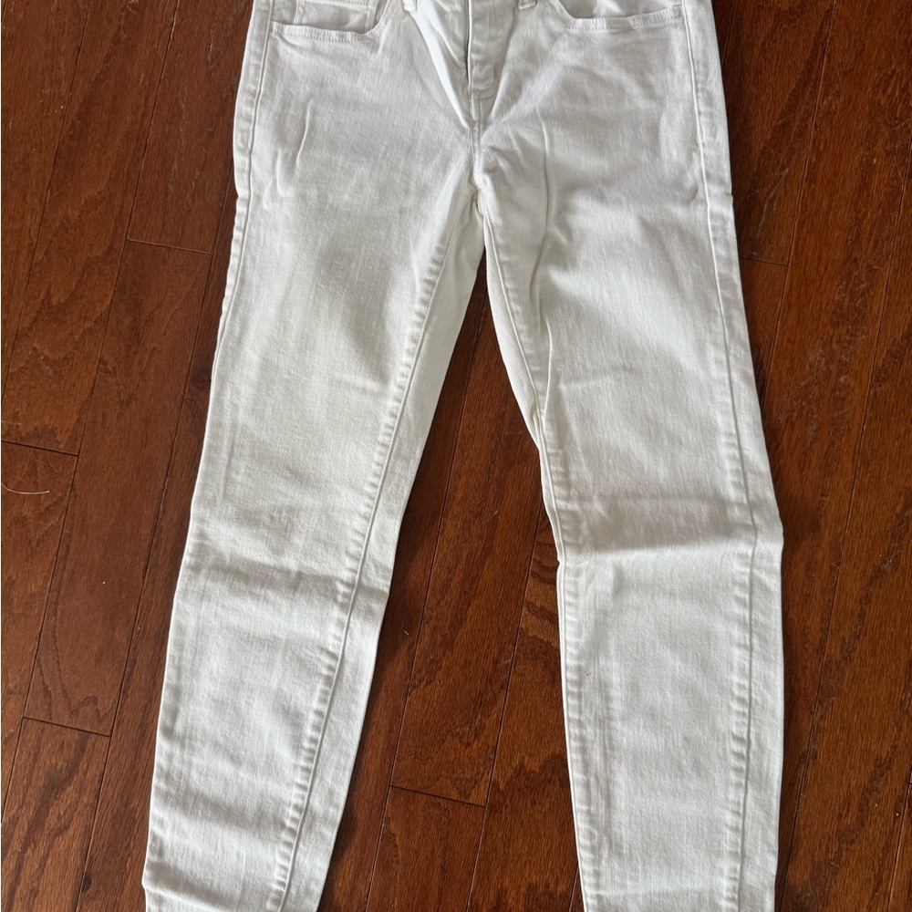 Preened Vineyard Vines Women's Crisp White Skinny Jeans size 2
